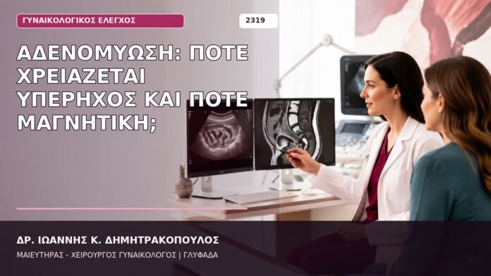 Αδενομύωση: Πότε Χρειάζεται Υπέρηχος και Πότε Μαγνητική; αδενομύωση υπέρηχος ή μαγνητική