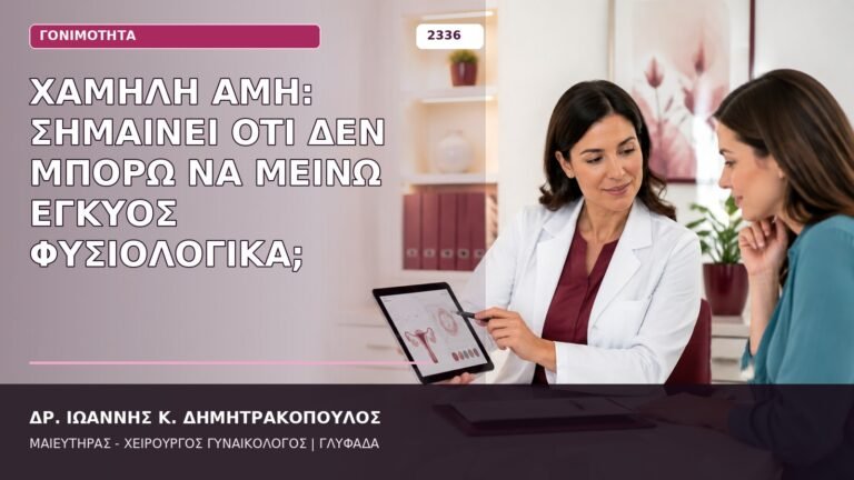 χαμηλή AMH και φυσική σύλληψη