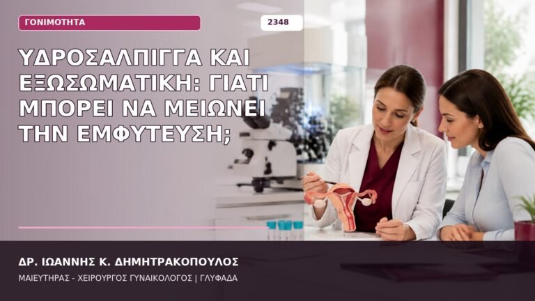 υδροσάλπιγγα και εξωσωματική