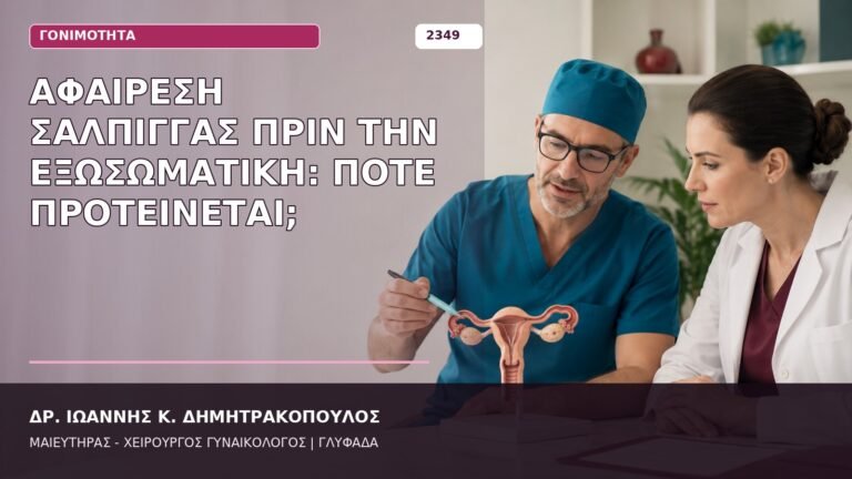 αφαίρεση σάλπιγγας πριν την εξωσωματική