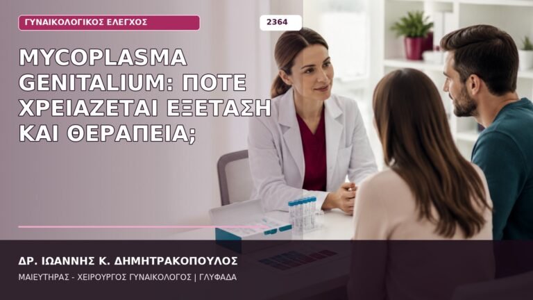 Mycoplasma genitalium στις γυναίκες