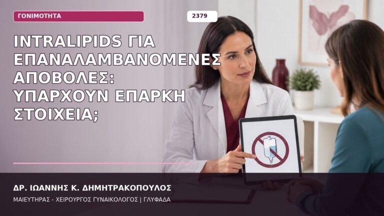 intralipids για επαναλαμβανόμενες αποβολές