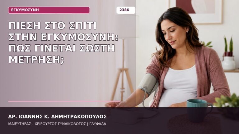 πίεση στο σπίτι στην εγκυμοσύνη