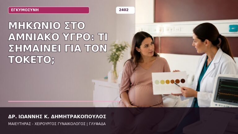μηκώνιο στο αμνιακό υγρό