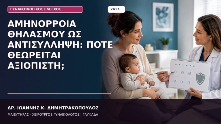 αμηνόρροια θηλασμού αντισύλληψη LAM