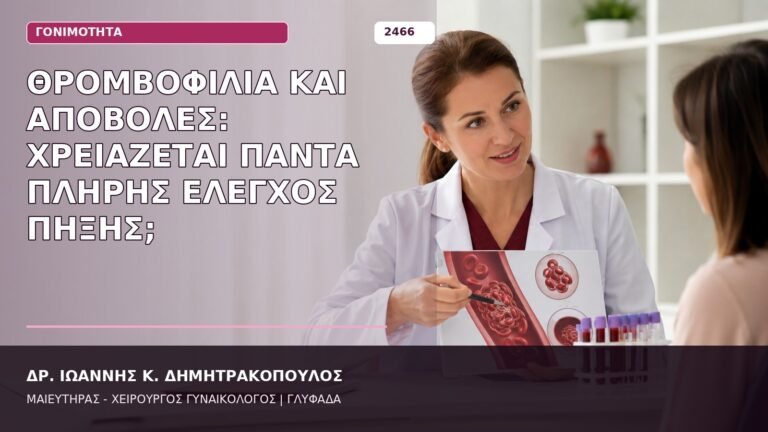 θρομβοφιλία και αποβολές