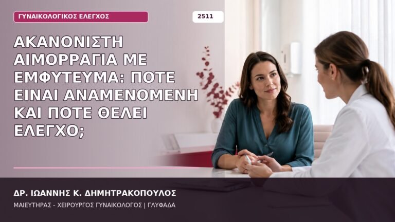 αιμορραγία με αντισυλληπτικό εμφύτευμα