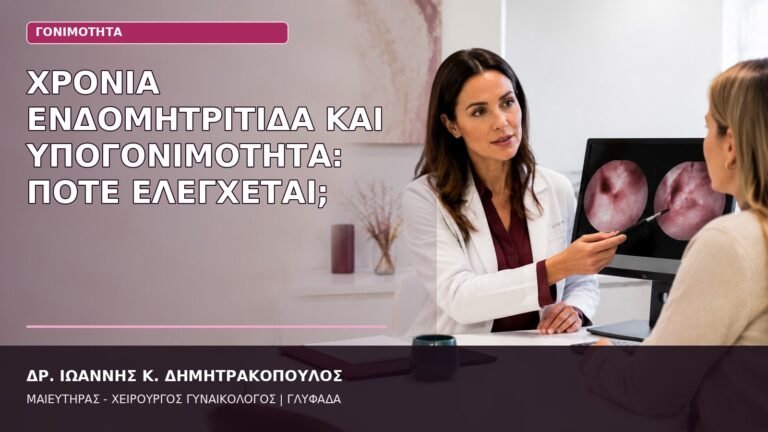 χρόνια ενδομητρίτιδα υπογονιμότητα