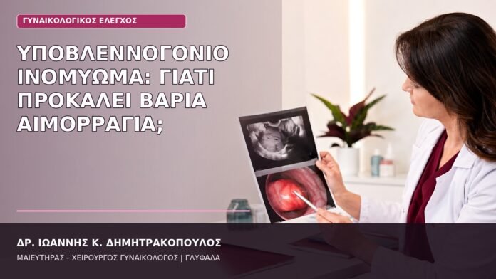 Υποβλεννογόνιο Ινομύωμα: Γιατί Προκαλεί Βαριά Αιμορραγία; υποβλεννογόνιο ινομύωμα αιμορραγία