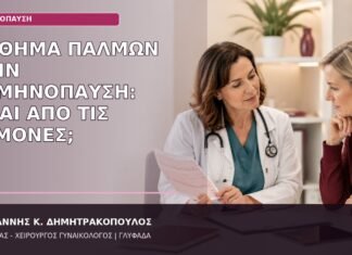 παλμοί στην εμμηνόπαυση