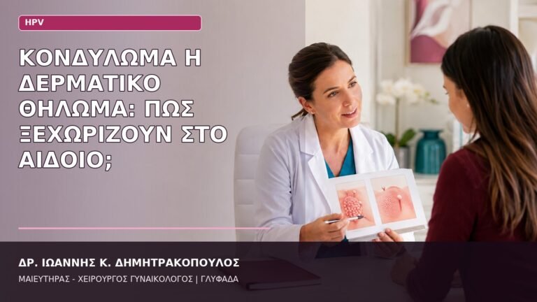 κονδύλωμα ή δερματικό θήλωμα