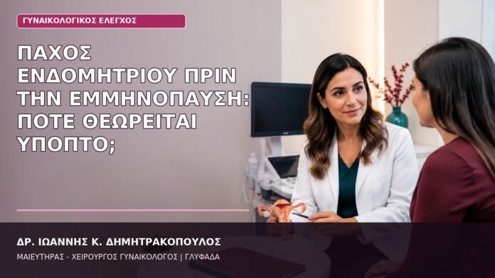 Πάχος Ενδομητρίου πριν την Εμμηνόπαυση: Πότε Θεωρείται Ύποπτο; πάχος ενδομητρίου πριν την εμμηνόπαυση