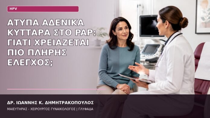 Άτυπα Αδενικά Κύτταρα στο Pap: Γιατί Χρειάζεται Πιο Πλήρης Έλεγχος; άτυπα αδενικά κύτταρα Pap