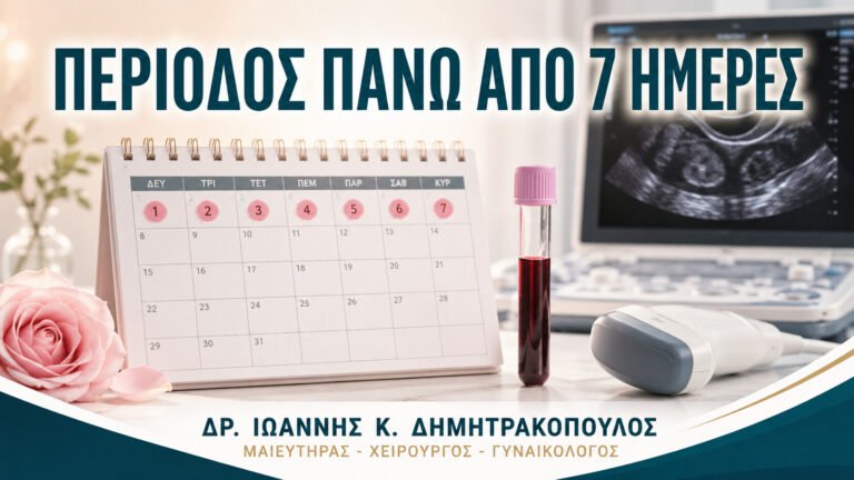 Περίοδος Πάνω από 7 Ημέρες: Τι Ελέγχει ο Γυναικολόγος στο Ραντεβού;