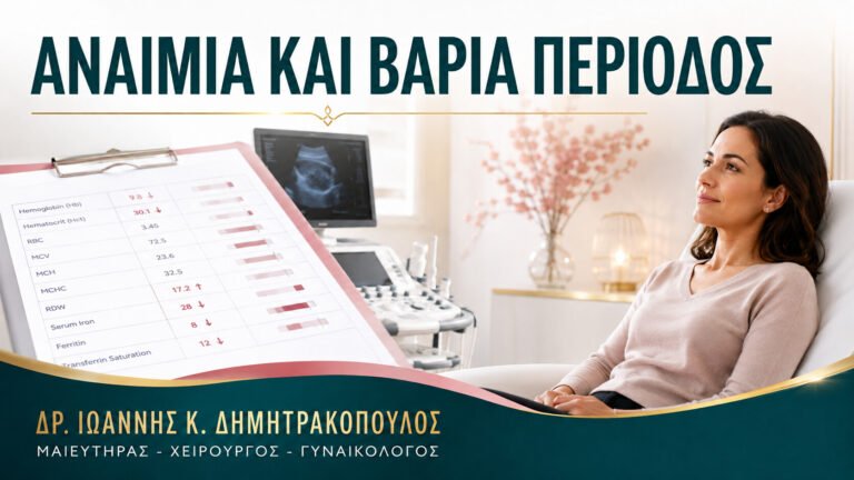 Αναιμία από Βαριά Περίοδο: Πώς Συνδυάζεται ο Έλεγχος Αίματος με Υπέρηχο;