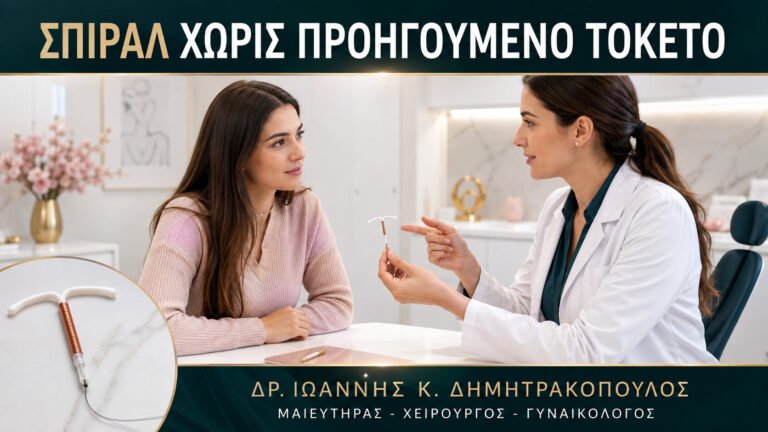 Τοποθέτηση Σπιράλ σε Γυναίκα χωρίς Τοκετό: Τι Συζητείται Πριν;