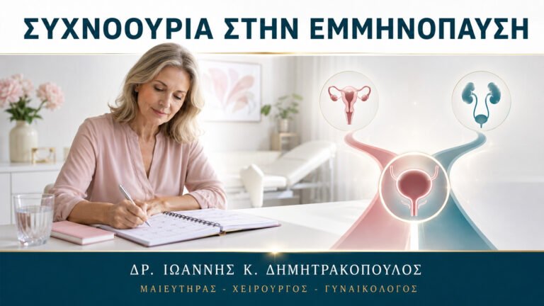 Συχνοουρία στην Εμμηνόπαυση: Γυναικολογικός ή Ουρολογικός Έλεγχος;