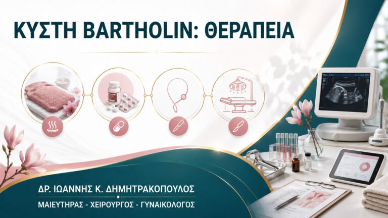 Αφαίρεση Κύστης Bartholin: Πότε Γίνεται Παροχέτευση ή Μαρσιποποίηση;