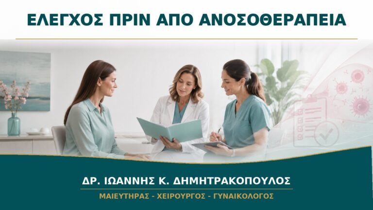 Γυναικολογικός Έλεγχος πριν από Έναρξη Ανοσοθεραπείας: Τι Καταγράφεται;