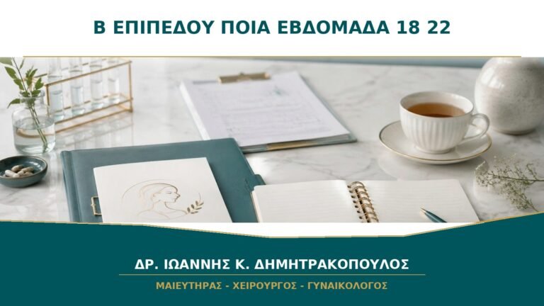 Υπέρηχος Β΄ Επιπέδου: Γιατί Προγραμματίζεται Συνήθως μεταξύ 18 και 22 Εβδομάδων;