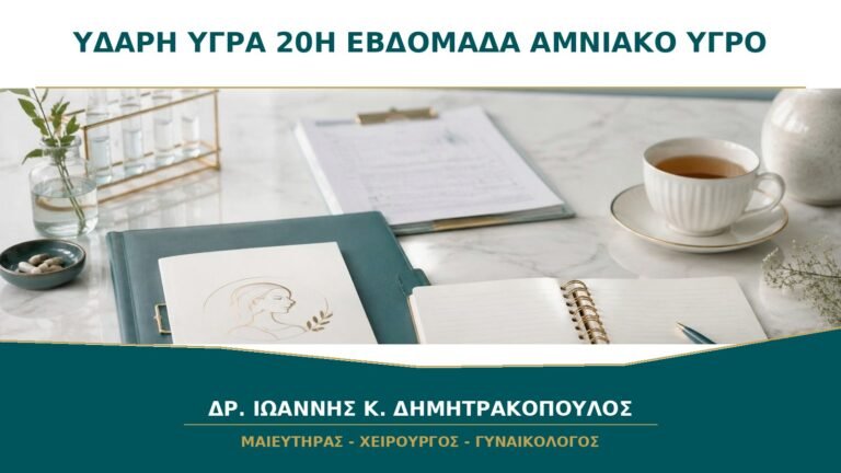 Υδαρή Υγρά στη 20ή Εβδομάδα: Πώς Ξεχωρίζουν από Ούρα ή Κολπικές Εκκρίσεις;