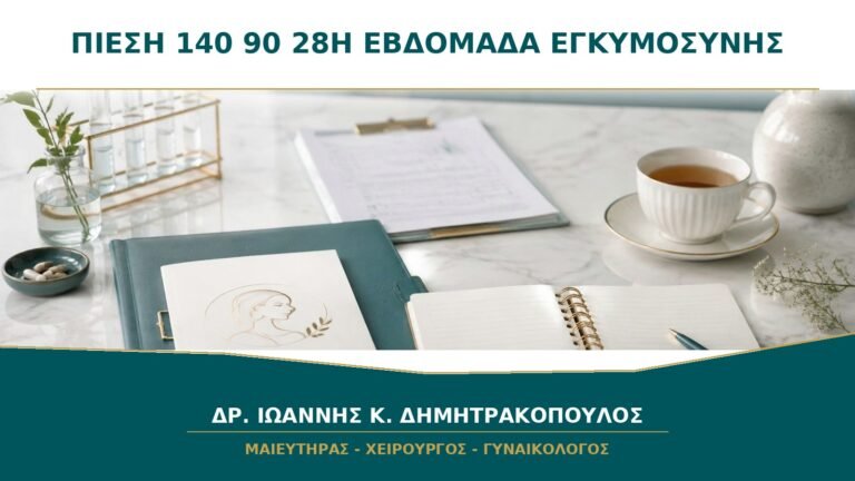 Πίεση 140/90 στην 28η Εβδομάδα: Πότε Θεωρείται Υπέρταση Κύησης;