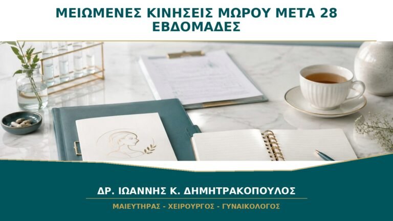 Μειωμένες Κινήσεις μετά τις 28 Εβδομάδες: Γιατί Δεν Περιμένουμε μέχρι την Επόμενη Ημέρα;