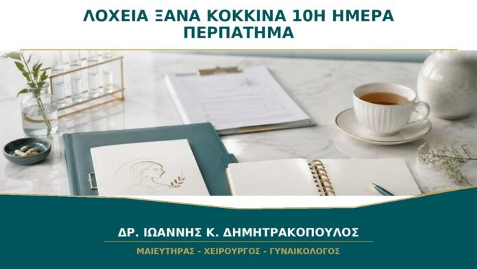 gynaikologikes-ypiresies-b22-01 Τα Λόχεια Έγιναν Ξανά Κόκκινα τη 10η Ημέρα μετά από Περπάτημα: Είναι Αναμενόμενο;