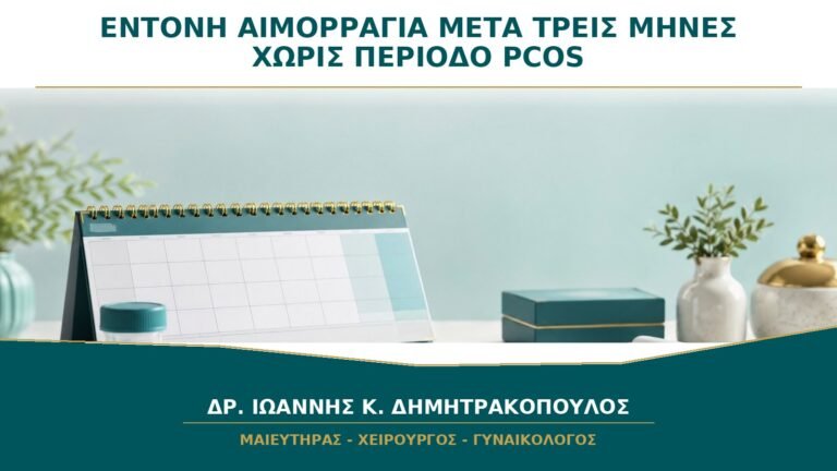 Πολύ Έντονη Αιμορραγία μετά από Τρεις Μήνες χωρίς Περίοδο: Είναι από PCOS;
