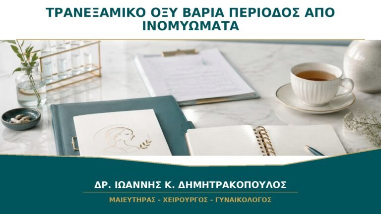 Τρανεξαμικό Οξύ για Βαριά Περίοδο από Ινομυώματα: Πώς Χρησιμοποιείται;