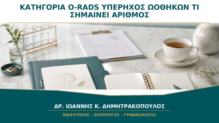 Κατηγορία O-RADS σε Υπέρηχο Ωοθηκών: Τι Σημαίνει ο Αριθμός;