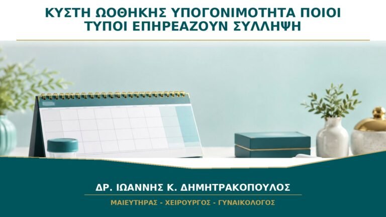Κύστη Ωοθήκης και Υπογονιμότητα: Ποιοι Τύποι Επηρεάζουν Πραγματικά τη Σύλληψη;