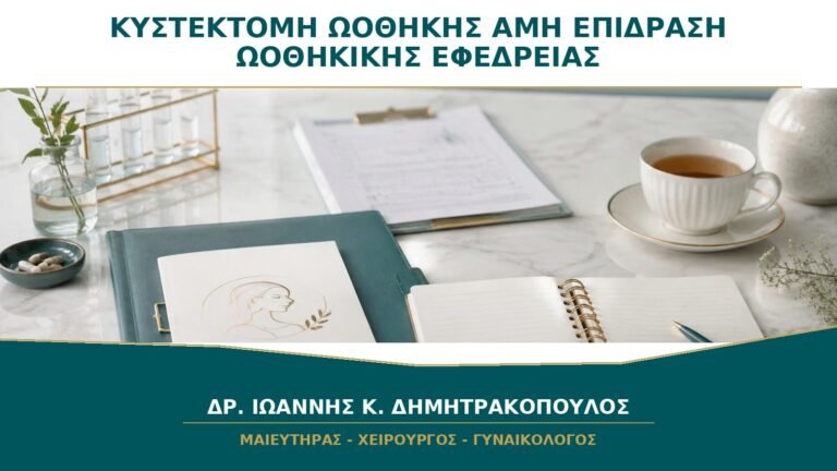 Κυστεκτομή Ωοθήκης και AMH: Πόσο Μπορεί να Επηρεαστεί η Ωοθηκική Εφεδρεία;
