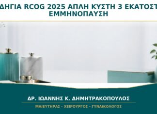 Νέα Οδηγία RCOG 2025 για Απλές Κύστεις έως 3 Εκατοστά μετά την Εμμηνόπαυση Νέα Οδηγία RCOG 2025 για Απλές Κύστεις έως 3 Εκατοστά μετά την Εμμηνόπαυση