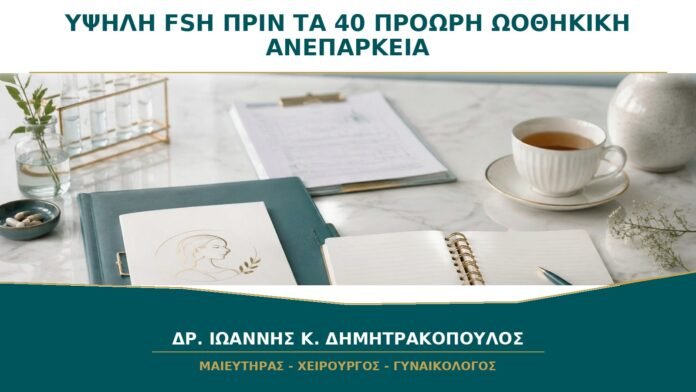 Υψηλή FSH πριν τα 40: Πότε Υποψιαζόμαστε Πρόωρη Ωοθηκική Ανεπάρκεια;