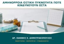 Αμηνόρροια και Οστική Πυκνότητα: Πότε Κινδυνεύουν τα Οστά;