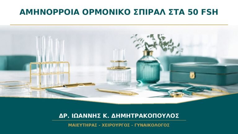 Αμηνόρροια με Ορμονικό Σπιράλ στα 50: Χρειάζεται Τεστ FSH;