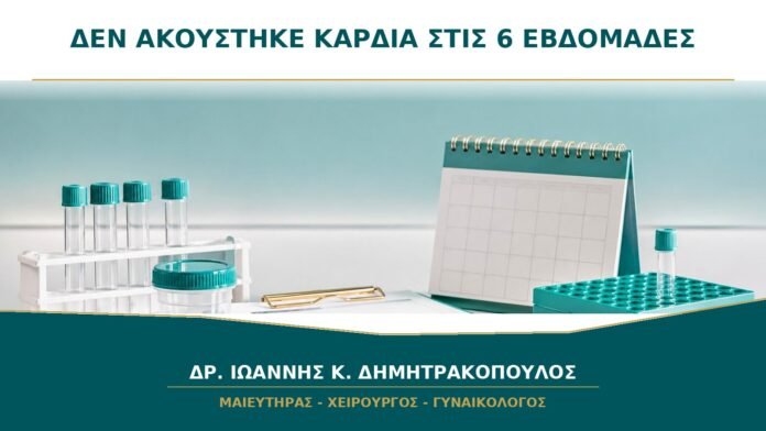 gynaikologikes-ypiresies-b40-14 Δεν ακούστηκε καρδιά στις 6 εβδομάδες: πότε μπορεί να είναι φυσιολογικό;