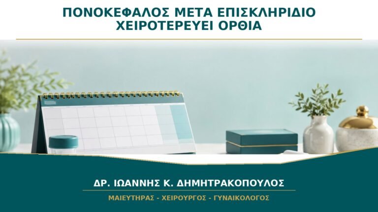 Πονοκέφαλος μετά την επισκληρίδιο που χειροτερεύει όταν σηκώνομαι: τι γίνεται;