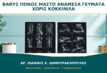 Βαθύς πόνος στον μαστό ανάμεσα στα γεύματα χωρίς κοκκινίλα: τι εξετάζεται;