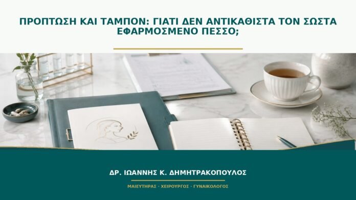 gynaikologikes-ypiresies-b46-21 Πρόπτωση και ταμπόν: γιατί δεν αντικαθιστά τον σωστά εφαρμοσμένο πεσσό;