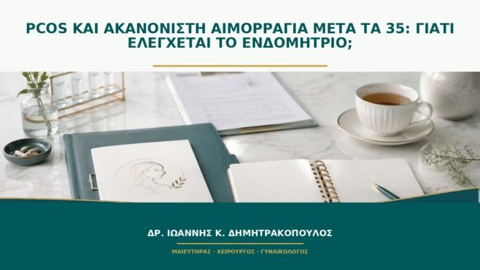 gynaikologikes-ypiresies-b47-41 PCOS και ακανόνιστη αιμορραγία μετά τα 35: γιατί ελέγχεται το ενδομήτριο;