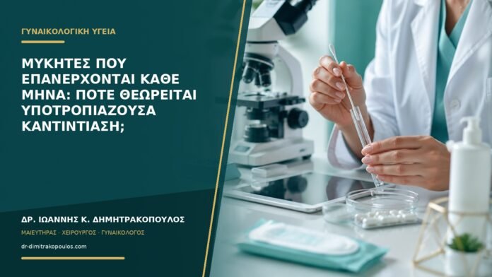 Μύκητες που επανέρχονται κάθε μήνα: πότε θεωρείται υποτροπιάζουσα καντιντίαση;