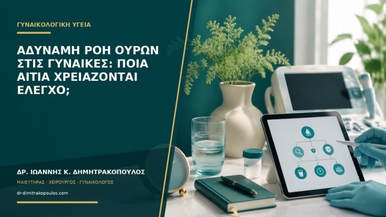 Αδύναμη ροή ούρων στις γυναίκες: ποια αίτια χρειάζονται έλεγχο;