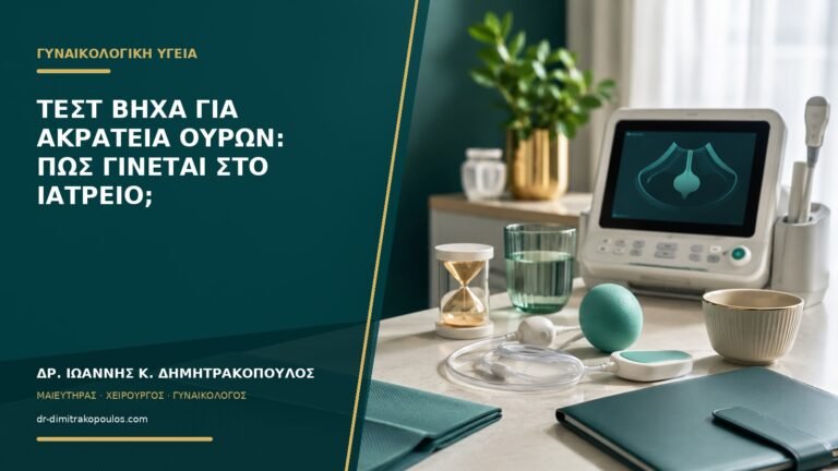 Τεστ βήχα για ακράτεια ούρων: πώς γίνεται στο ιατρείο;