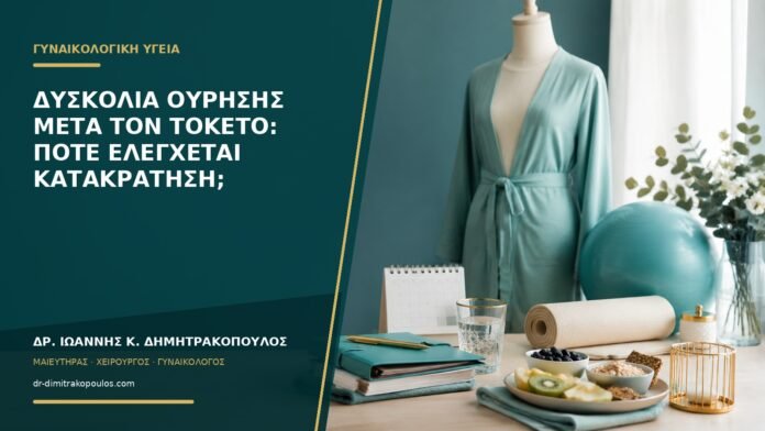 gynaikologikes-ypiresies-b54-26 Δυσκολία ούρησης μετά τον τοκετό: πότε ελέγχεται κατακράτηση;
