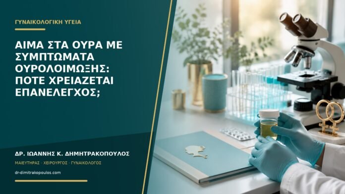 Αίμα στα ούρα με συμπτώματα ουρολοίμωξης: πότε χρειάζεται επανέλεγχος;
