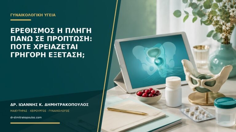 Ερεθισμός ή πληγή πάνω σε πρόπτωση: πότε χρειάζεται γρήγορη εξέταση;