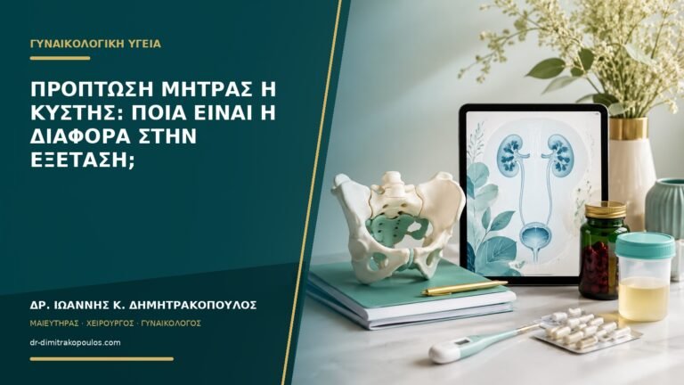 Πρόπτωση μήτρας ή κύστης: ποια είναι η διαφορά στην εξέταση;