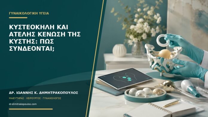 Κυστεοκήλη και ατελής κένωση της κύστης: πώς συνδέονται;